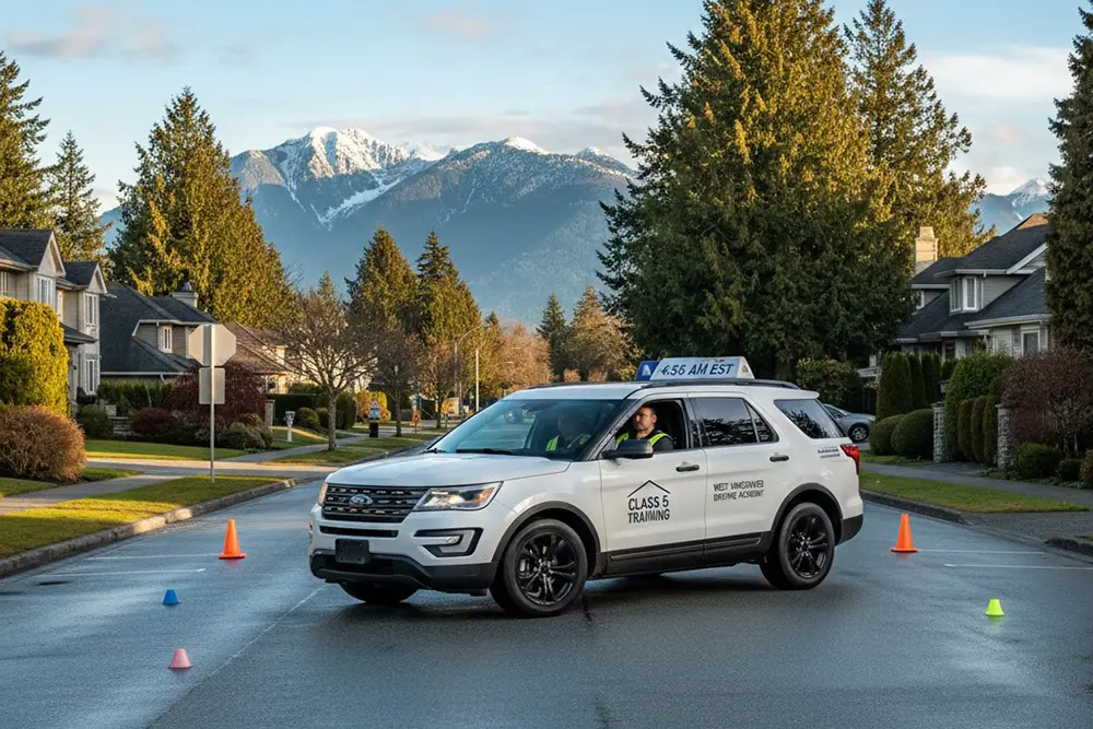 Class 5 Training in West Vancouver