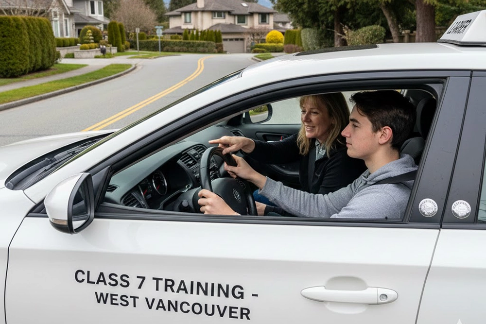 Class 7 Training in west Vancouver